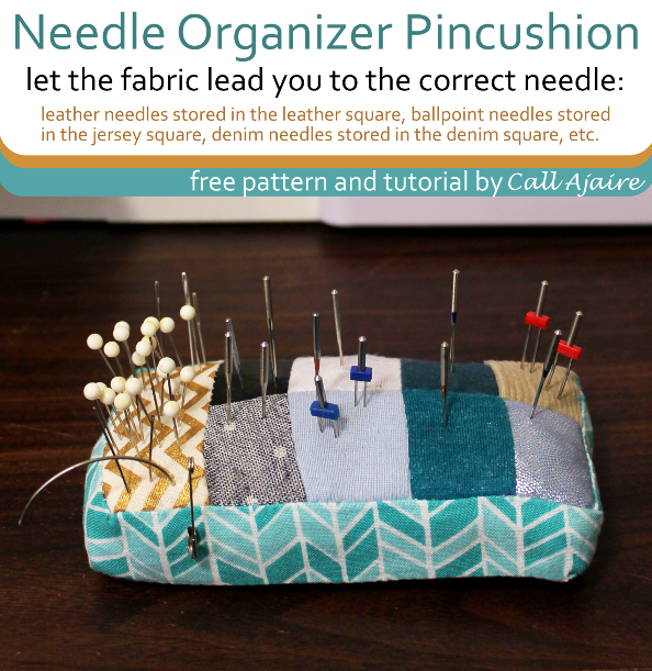 Needle Organizing Pin Cushion With Handle 