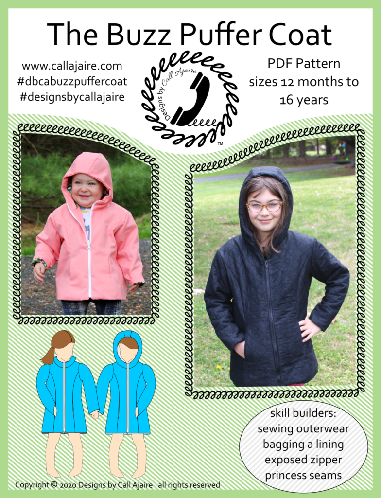 Buzz Puffer Coat PDF Pattern Call Ajaire